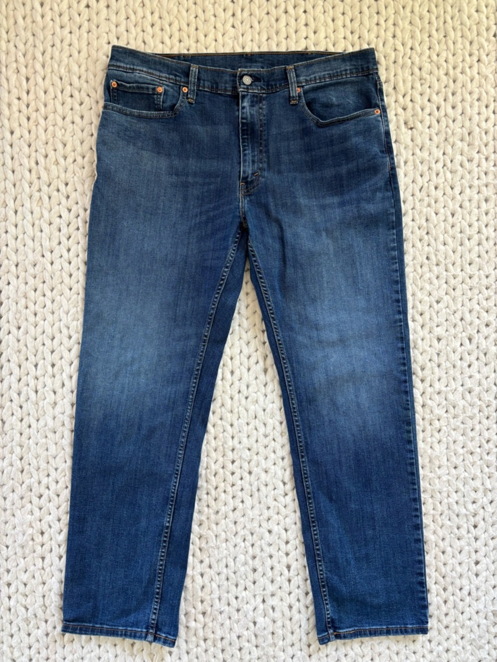 Levi's Men's Dark Blue Slim Straight Jeans